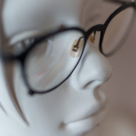 MASAHIROMARUYAMA round frame glasses, Black acetate/titanium gold-tone h… - Picture 10 of 13